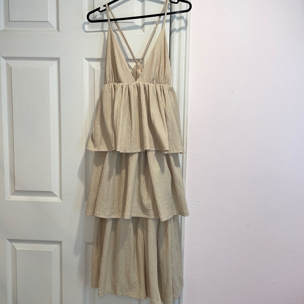 H&M Tiered ruffle maxi